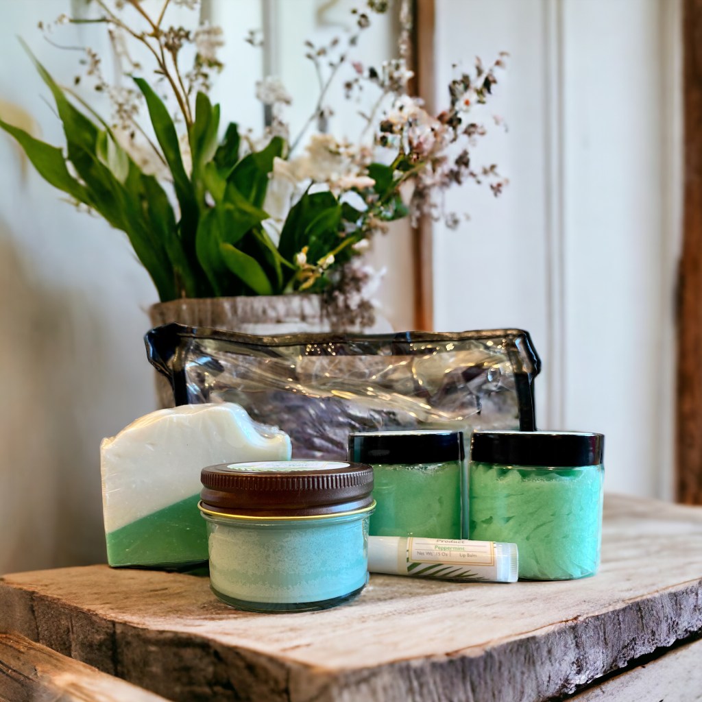 Table Display of Nature's Love Cream