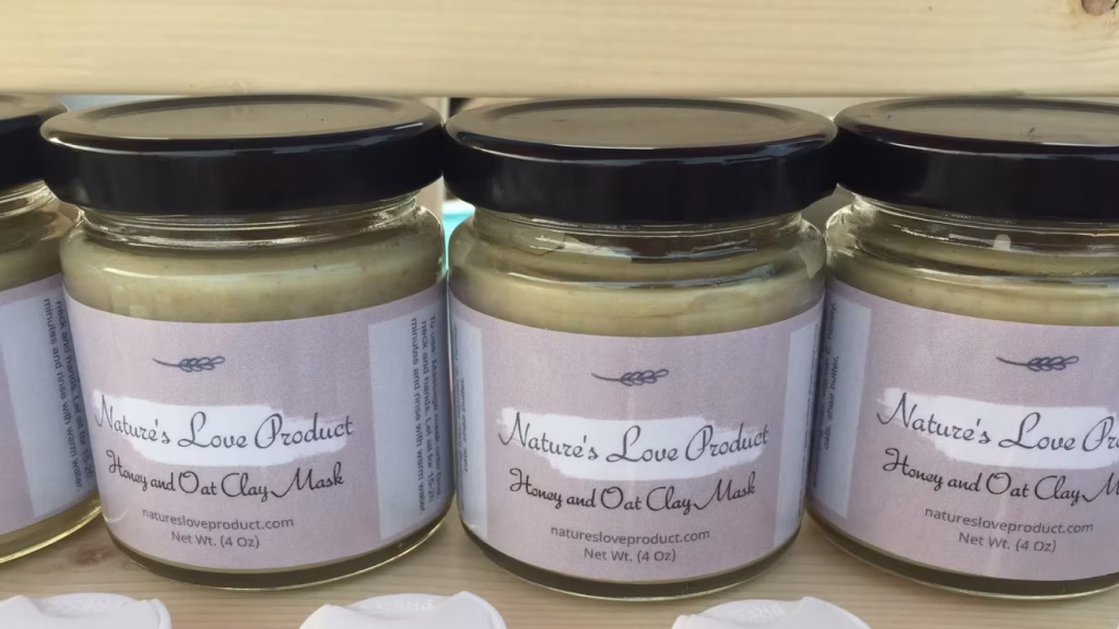 Honey and Oat Clay Mask