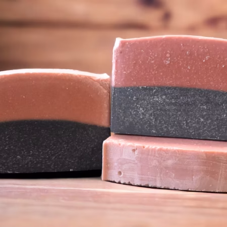 Rose and Charcoal Soap
