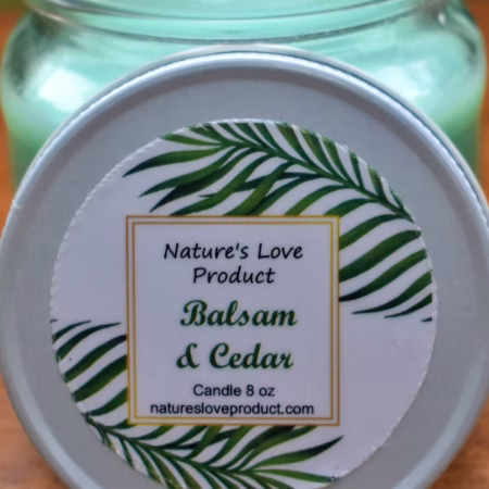 Balsam and Cedar Candle