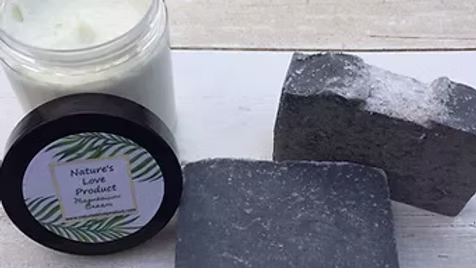 Magnesium Cream and Salted Magnesium Soap (Natural Sleep Aid)