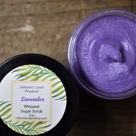 Lavender Whipped Sugar Scrub
