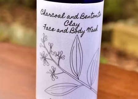 Charcoal and Bentonite Clay Liquid Face and Body Wash